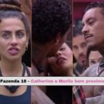Catherine Bascoy e Murilo Dias durante A Fazenda 18