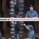 Sérgio Hondjakoff com o chapéu de Fazendeiro em A Fazenda 18